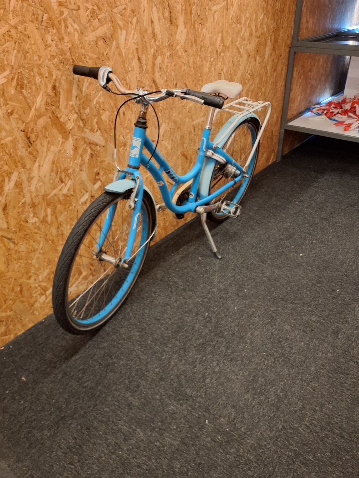 Blå børne cykel 24 tommer